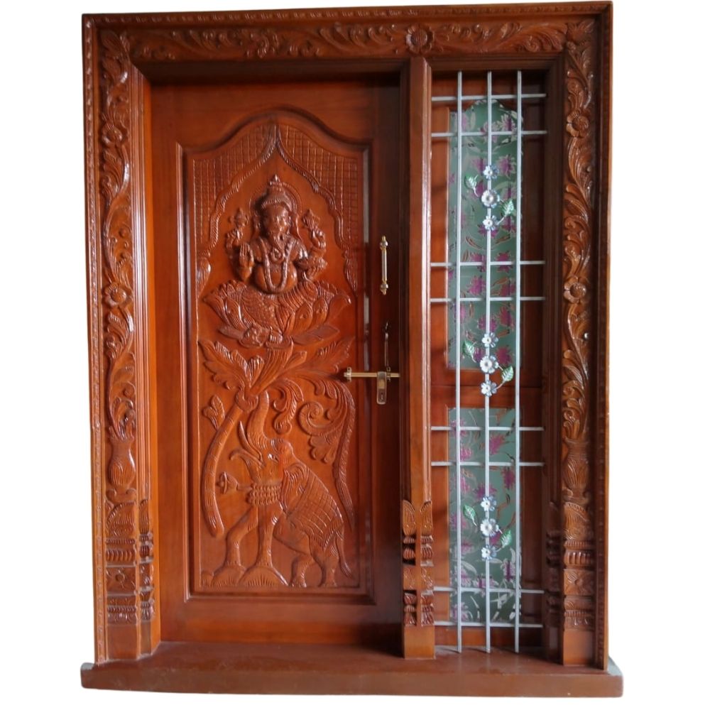 Buy now WOODEN DOOR WITH FRAME Online at Low Prices in India.